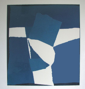 Blue Square Collage (SOLD)