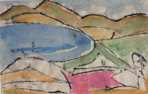 John Emanuel - Reclining Figure In a Landscape - £230